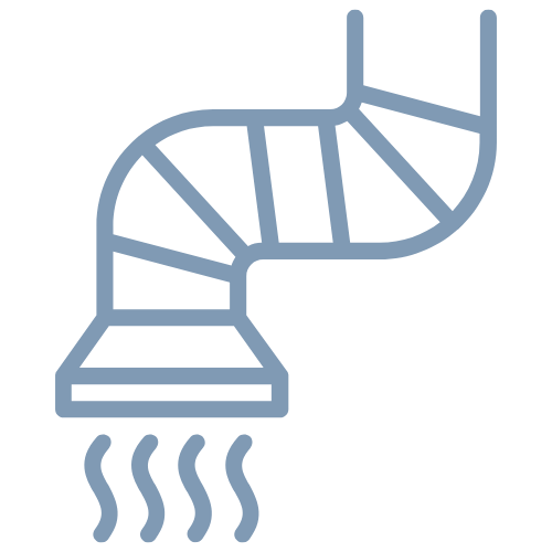 Blue Ductwork Icon