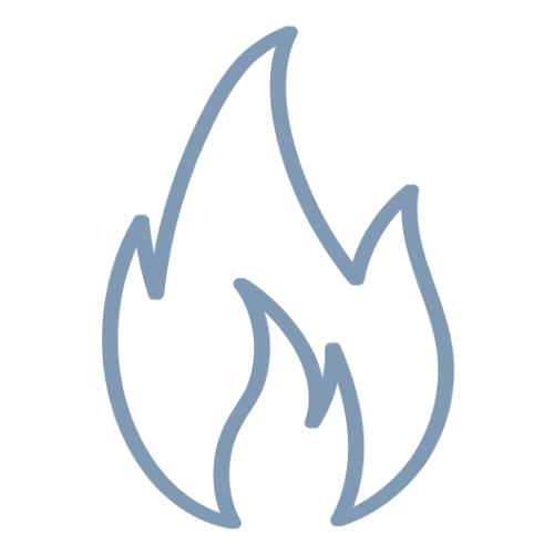 Blue Flame Icon