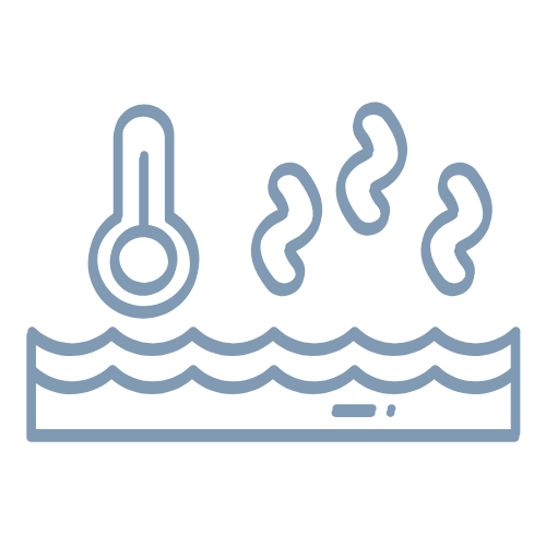 Blue Pool with Heat Waves Icon